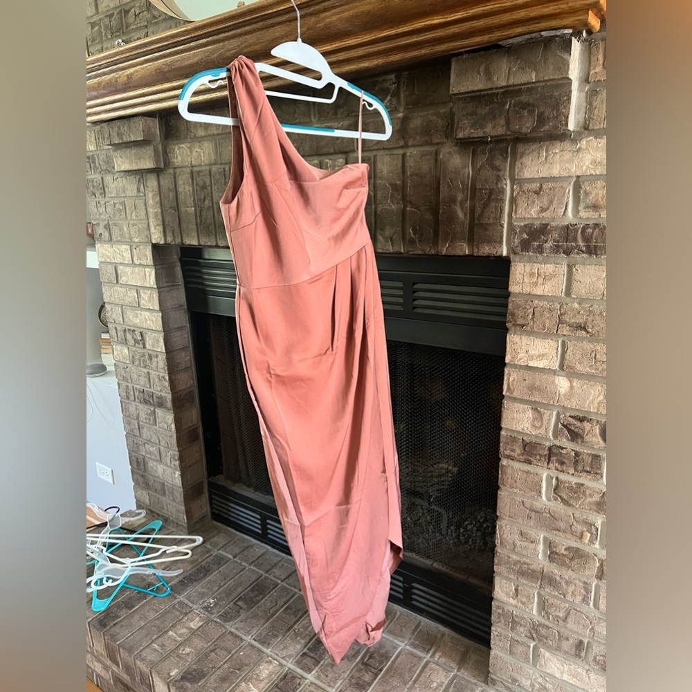 Showpo midi dress brown - NEVER BEEN WORN/TAGS STILL ON - size 4